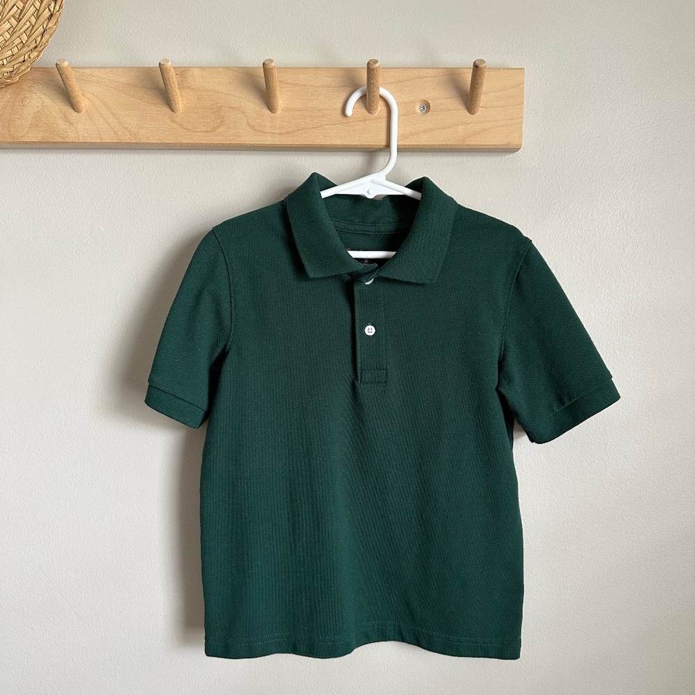 Boys uniform polo T-shirt with collar